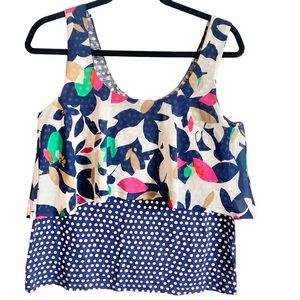 Meadow Rue layered tank EUC